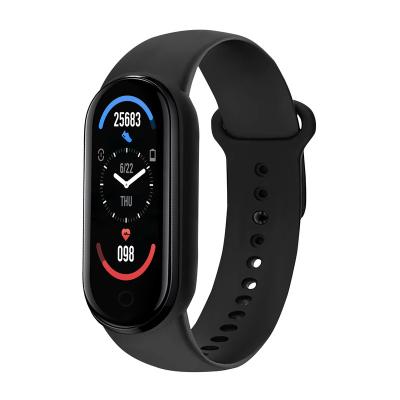 China Wholesale WeChat Smart Waterproof MP3 Playback M6 Wristband Smart Watch Bands Strap for sale