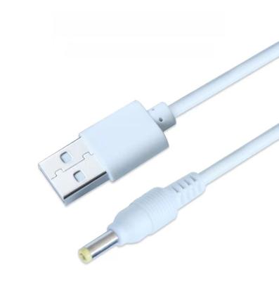 China Telecommunication 3A white 5V USB to DC power cable 5525 usb dc cable 5521 4017 35135 2507 male to 5525 ring connector cable for sale