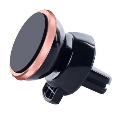 China ABS+Silicone Universal Magnetic Phone Holder For Phone In Car Magnet Air Vent Mount Stand Holder Car Smartphone GPS Mobile Holder 360 Degree for sale