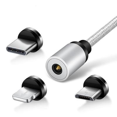 China Mobile phone usb magnetic data charging cable 3 in 1, magnetic micro usb cable, 2019 hot sale mini magnetic fast charging usb cable for sale