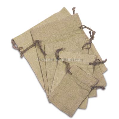 China Jewelry Gift Spice Bag Durable High-Grade Canvas Small Pouch Small Jute Returning Bag for sale