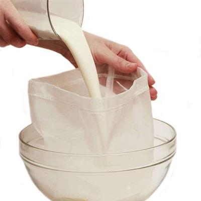 China 2 Pcs Pro Quality Reusable Nut Milk Bag - Large 12