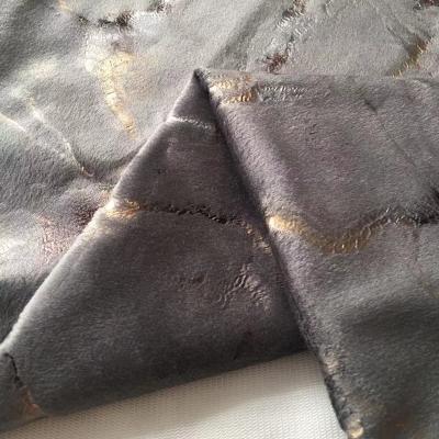 China Breathable plush Emboss-glue velvet fabric for cover, china 300GSM velvet fabric dty upholstery for sale