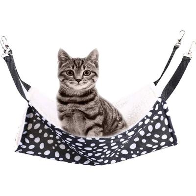 China Amazon Hot Sales Cooling Cat Resting Bed Cat Window Double Sided Hanging Cotton Pet Swing Cotton Hammock Comfy Hammock for sale