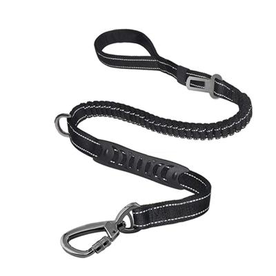 China OEM ODM Wholesale Custom Thoughtful Padded Dog Leash For Car Walking Running Training Durable Seat Belt for sale