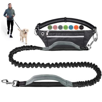 China Wholesale OEM ODM Nylon Custom Reflective Double Size Padded Dog Working Training Leash Hands Free Dog Leash for sale