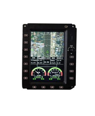 China Support flight mission loading Light aircraft instruments LCD Aviation parts Multi-function display screen for sale