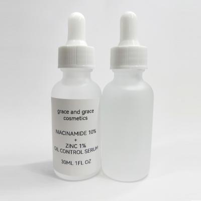 China Skin Revitalizer OEM and private label service 30 ml Niacinamide 10% + Zinc 1% Oil Control Facial Serum for sale