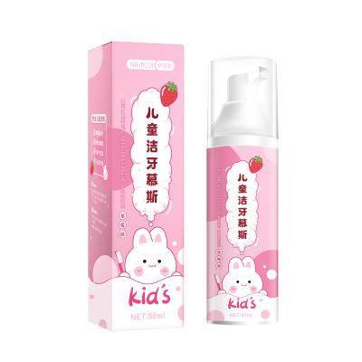 China Whitening OEM and private label service Teeth Gum Care Mothproof Children's Tooth Foam Mousse for sale