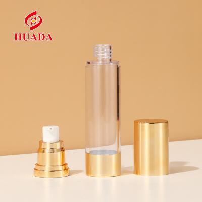 China Wholesale Cosmetic Acrylic Plastic Cover Set Skin Care Products Clear Packaging Packaging Without Gas Cylinder for sale