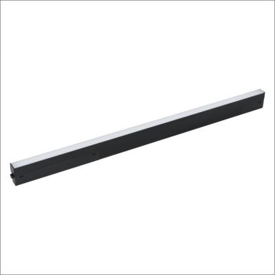 China 1meter 2meter 3meter Modern Black Aluminum Recessed 48v Linear Led Rail System Magnetic Track Light Low Voltage for sale