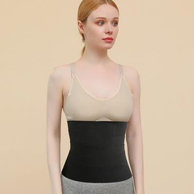 China Long Strap Breathable Detachable Band Postpartum Support Body Belly Wrap Shaper Waist Trainer Trimmer Belt for sale