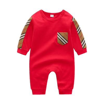 China Autumn Cotton Baby Clothing New Born Baby Rompers Boys And Girls Rompers for sale