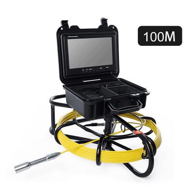 China Hot Sales Waterproof/Waterproof Rotate Sewer Camera IP68 Portable Pipeline Inspection Camera 9 Inch Pipe Camera DVR HD Function Range Camera100m for sale