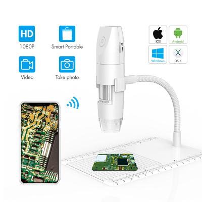 China New Arrival Wifi USB Microscope Inspection Camera 2.0MP 1080P HD Industrial Waterproof/Waterproof Camera IP67 Microscope With 8 LED Light for sale