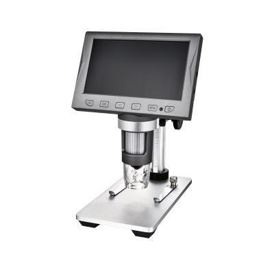 China New Arrival Waterproof/Waterproof 4.5 Inch 8LED Display Hd Digital Microscope 1080 x 1000 x 1000 Light Adjustable Brightness Plastic Stand for sale