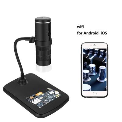 China 8pcs Led Brightness Digital Microscope WiFi 1080P Adjustable Wireless Microscope Camera1000x Handheld Mobile Phone Handheld Microscope For Samsung Galaxy for sale