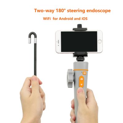 China Waterproof IP67 HD Articulated Borescope Borescope Motor Inspection Camera with 180 Degree Bidirectional Rotatable Probe for iPhone Android for sale