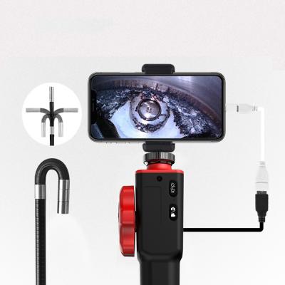 China Waterproof/Waterproof 8.5MM USB Articulating Borescope For Android PC Automotive Visual Inspection Camera With 2-Ways &180 Degree Articulates Probe 1m for sale