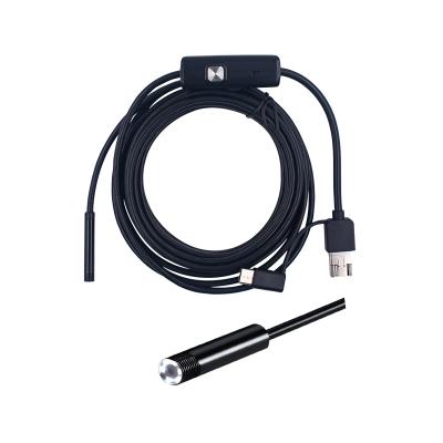 China Camera 7mm 1.5M Mini Waterproof Hard Cable Borescope Inspection Camera 7mm 1.5M Waterproof/Waterproof USB Port for IOS Android Phone for sale