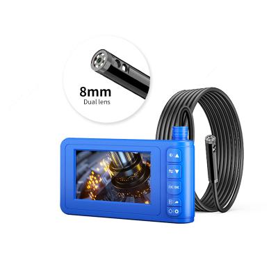 China 1080P 8mm Dual Camera Cable 5M Hard General Lens Waterproof/Waterproof Endoscopy Borescope Visual Borescope for sale