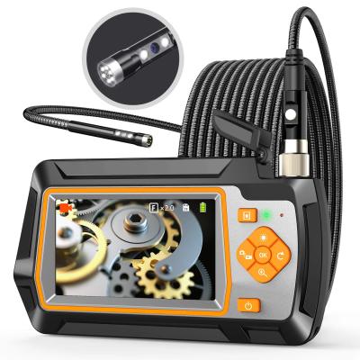 China Industrial Borescope Camera 1080P Lens Waterproof/Waterproof Auto Focus Dual Camera 32GB TF 4.3 Inch Snake Endoscope Camera Video Inspection for sale