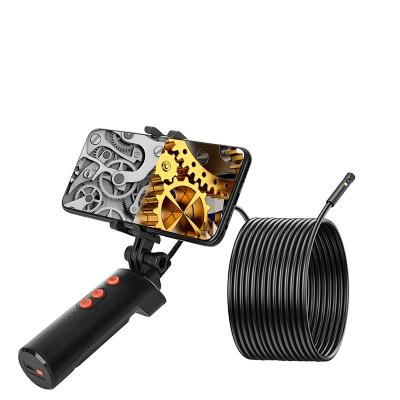 China Wifi Inspection 2.0 Newer Endoscope Waterproof IP68 Camer 8MM Dual Lens Handheld HD Snake Camera HD Snake Camera For Android IOS 10m for sale