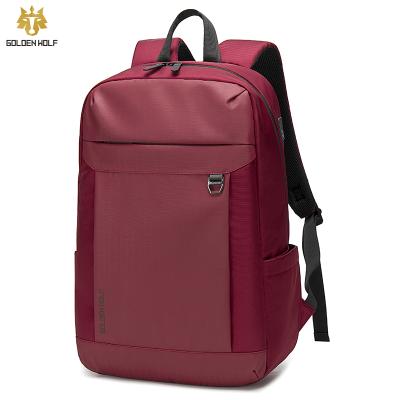 China With Gold USB Wolf Mochilas Para Dama Borsa Moderna Donna School Laptop Red Backpack Bag For Women Backpack for sale