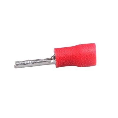 China H62 PTV1 in brass. 25-18 pin type pre insulated cold pressed insulated terminal lug it support is pressed against the copper nose for sale