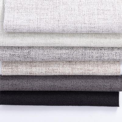 China High Quality Stock Look Shrink-Resistant Faux Canvas Imitation Linen Upholstery Item Canvas Fabric 100%Polyester For Sofa And Cushion for sale