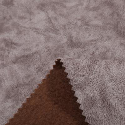 China Shrink-Resistant Most Popular Holland Velvet Printing Embossed 100%Polyester Fabric For Sofa And Cushion for sale