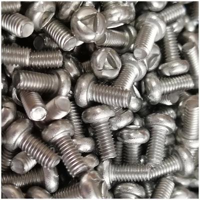 China Round 304 Stainless Steel M4*5-50 Round Head Internal Triangle Head Screws Pan Head Triangle Slot Machine Screws for sale