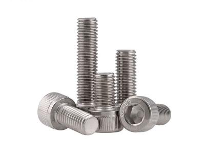 China Round M1.4M1.6M2M2.5Stainless 304 DIN912 Steel Cheese Head Socket Head Screws Cup Head Knurled Machine Screws for sale