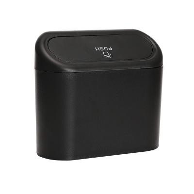 China As Picture Car Mounted Side Hung Garbage Bin With Lid , Mini Storage Box For Car Use for sale