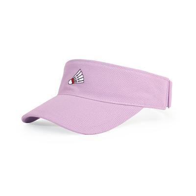 China Custom Character Womens Sport Adjustable Running Visor Sunvisor Hat for sale