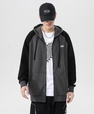 China Custom High Quality Anti-wrinkle Men's Zipper Pullover Hoodie for sale