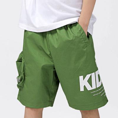 China Custom Anti-Wrinkle Mens Printed Nylon Shorts / Drawstring Beach Shorts for sale