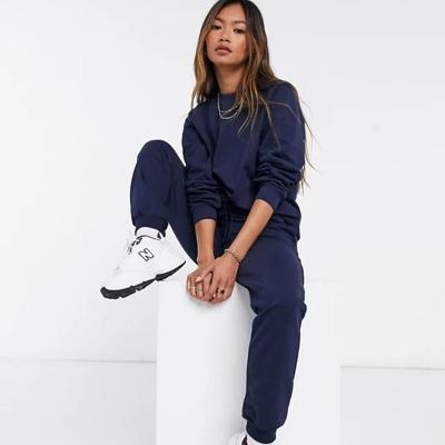 China Custom high quality women's embroidery short hoodie tracksuit antibacterial for sale