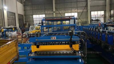 China 8m*1.5m*1.2m Cold Roll Forming Line with PLC Control System and 15 Roller Stations for sale