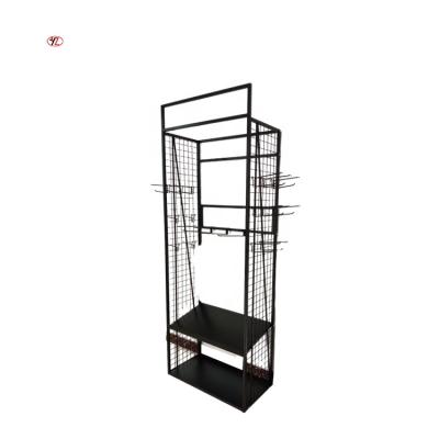 China Floor Workshop Fixture Nailing Display Rack Accessories Hanging Display Rack Easy Installation and Distinct Durable/Customizable for sale