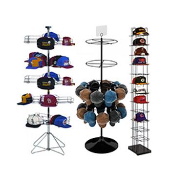 China Baseball Cap Display Rack Metal Hat Display Rack Custom Customized Size for sale