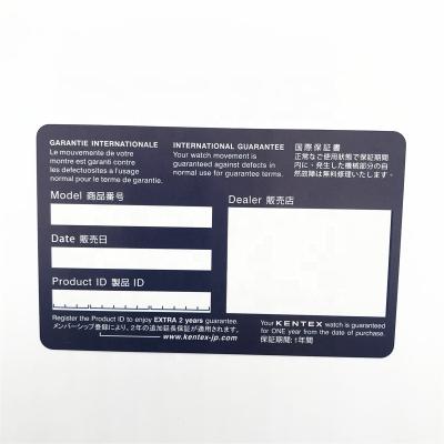 China Restaurant Good Prices Plastic Gift Certificates With Logo Or QR Code Barcode PVC Gift Certificate Serial Number Discount Business Cards for sale