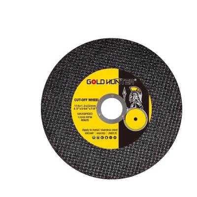 China 4.5inch metal cutting disc made of aluminum and stainless steel, MPA certification, EN12413, 115mm abrasive wheels for sale