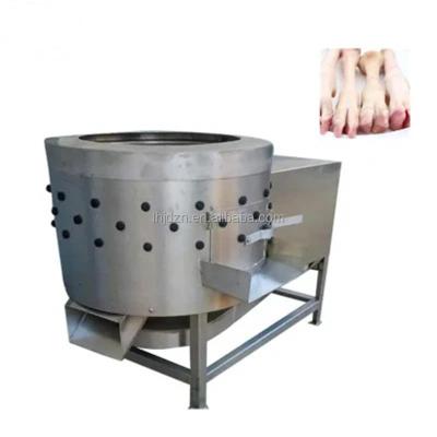 China Multifunction Chicken feet peeling machine factory produce poultry chicken feet paws peeling cutting machine production line for sale