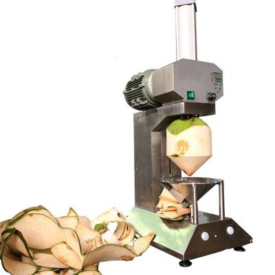 China Snack food factory Electric green coconut automatic husk remove grater peeler dehusk scraper open opener cutter cut peel machine for sale