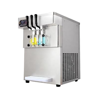 China High Effeciency Commercial Soft Ice Cream Machine High Capacity Ice Cream Making Machine for sale