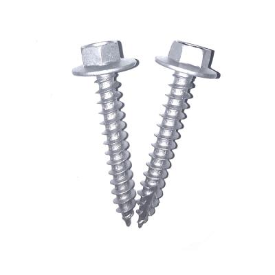 China Flat Factory Sell 4.8 X 19mm White Hex Head Wood Screws for sale