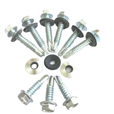 China Good Quality HEX Pta Self Drilling Hex Screws Klath Tek Screws For Roof for sale