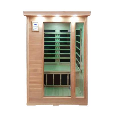 China Cheapest Sales Infrared Sauna Computer Control Panel Home Steam Hot Personal Sauna Portable Sauna Room With Carbon Fiber for sale