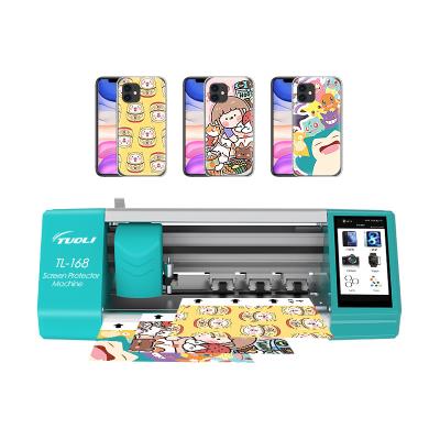 China High Quality Output Tuoli TL168 Phone Screen Protector Back Skiner TPU Hydrogel Film Cutter Plotter High Speed ​​Smart Cutter for sale